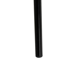 Mesa Auxiliar Metálica Negra 30x30x60 cm con Estructura Tubular