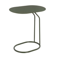 Mesa Auxiliar Lateral Metálica Verde 45x28x49 cm