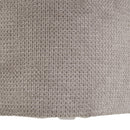 Puff cuadrado tapizado en tela beige