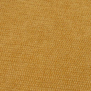 Puff redondo tapizado en tela amarillo mostaza