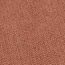 Puff redondo tapizado en tela naranja