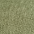 Puff redondo tapizado en tela verde