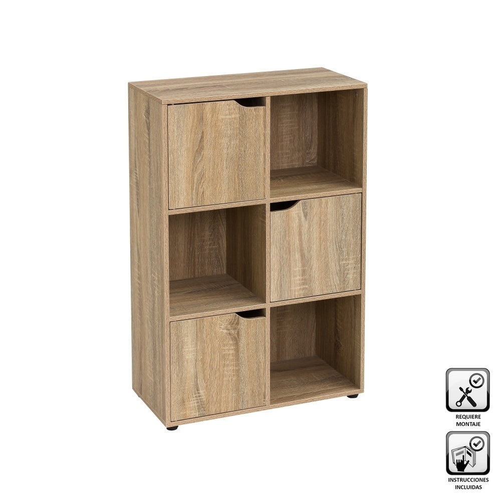 Estantería Cubo natural