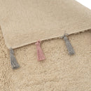 Alfombra de Algodon Beige Lavable 150x90 cm