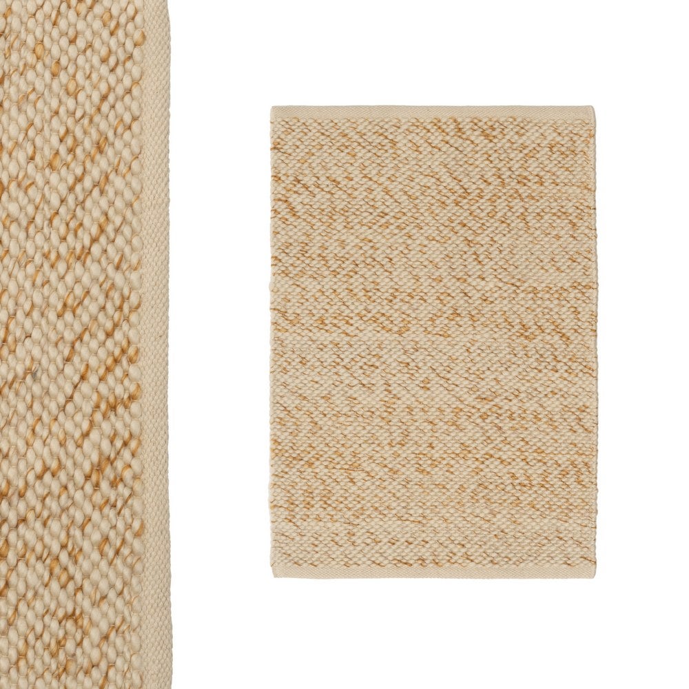 Alfombra de Polialgodon Beige 90x60 cm