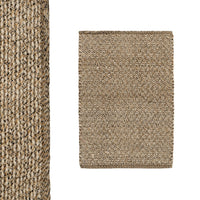 Alfombra Rectangular de Polialgodon Beige 90x60 cm