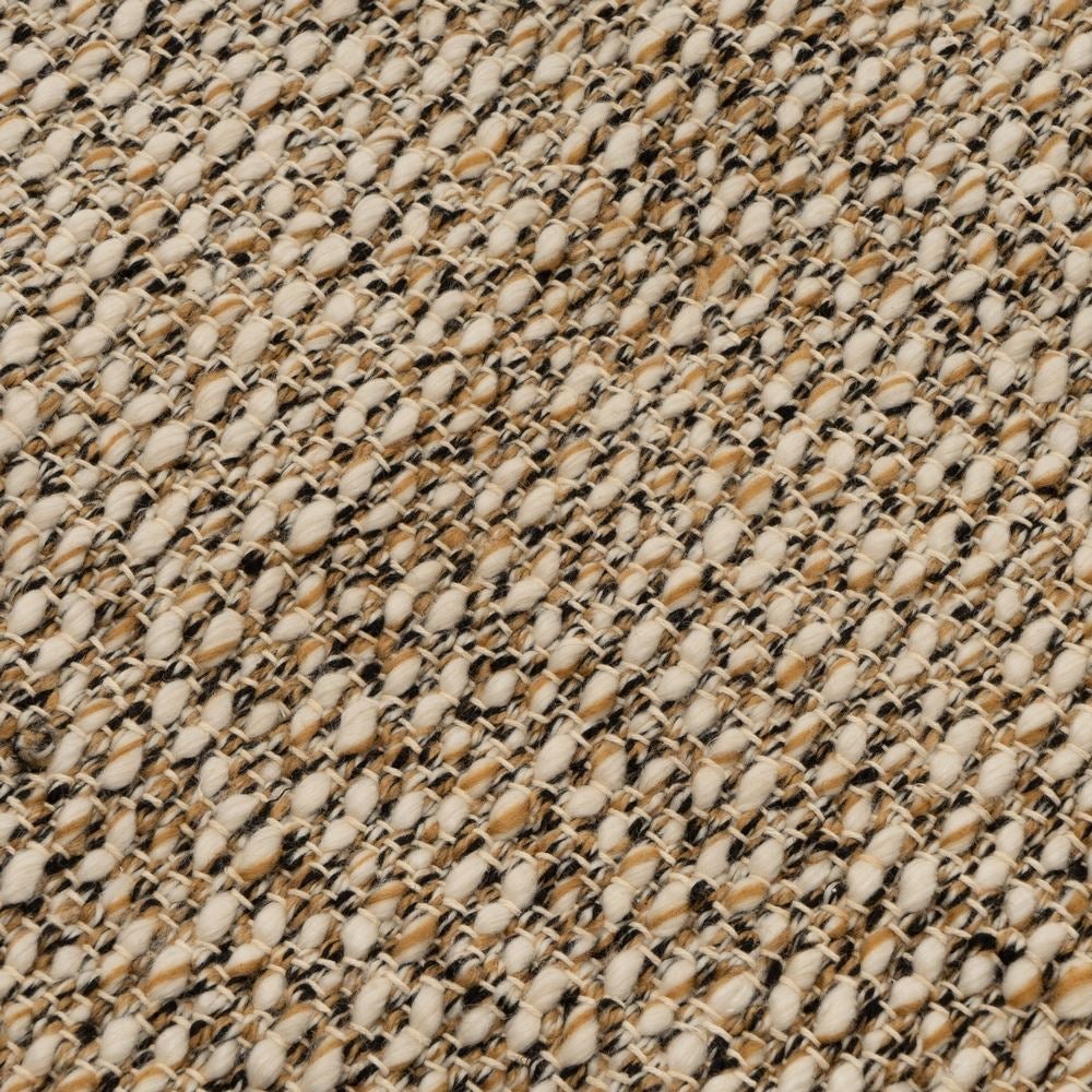 Alfombra Rectangular de Polialgodon Beige 90x60 cm