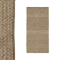 Alfombra Rectangular de Polialgodon Beige 140x70 cm