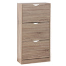 Zapatero de 3 puertas color natural