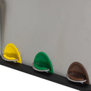 Papelera de reciclaje de 3x8 litros de acero inoxidable