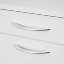 Zapatero de madera blanco