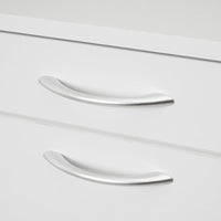 Zapatero de madera blanco