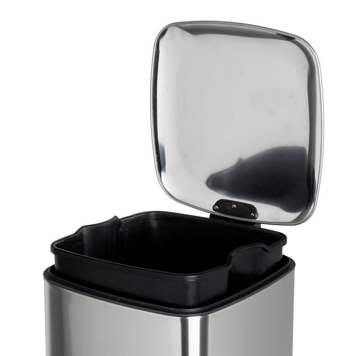 Papelera 30 Litros de Acero Inoxidable, Cubo Interior Extraíble