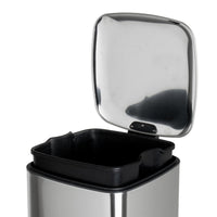 Papelera 30 Litros de Acero Inoxidable, Cubo Interior Extraíble