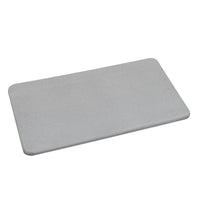 Alfombra de Baño de Diatomita Gris Oscuro 60x39 cm