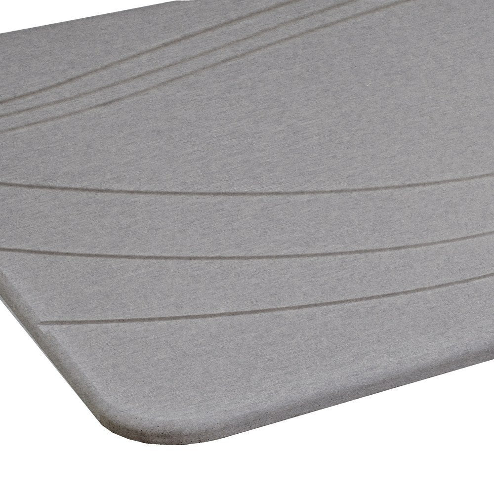 Alfombra de Baño de Diatomita Absorbente y de secado rápido Gris Oscuro 60x39 cm