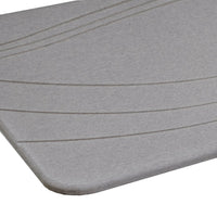 Alfombra de Baño de Diatomita Absorbente y de secado rápido Gris Oscuro 60x39 cm