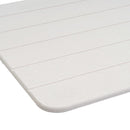 Alfombra de Baño de Diatomita Absorbente y de secado rápido Gris Claro 60x39 cm