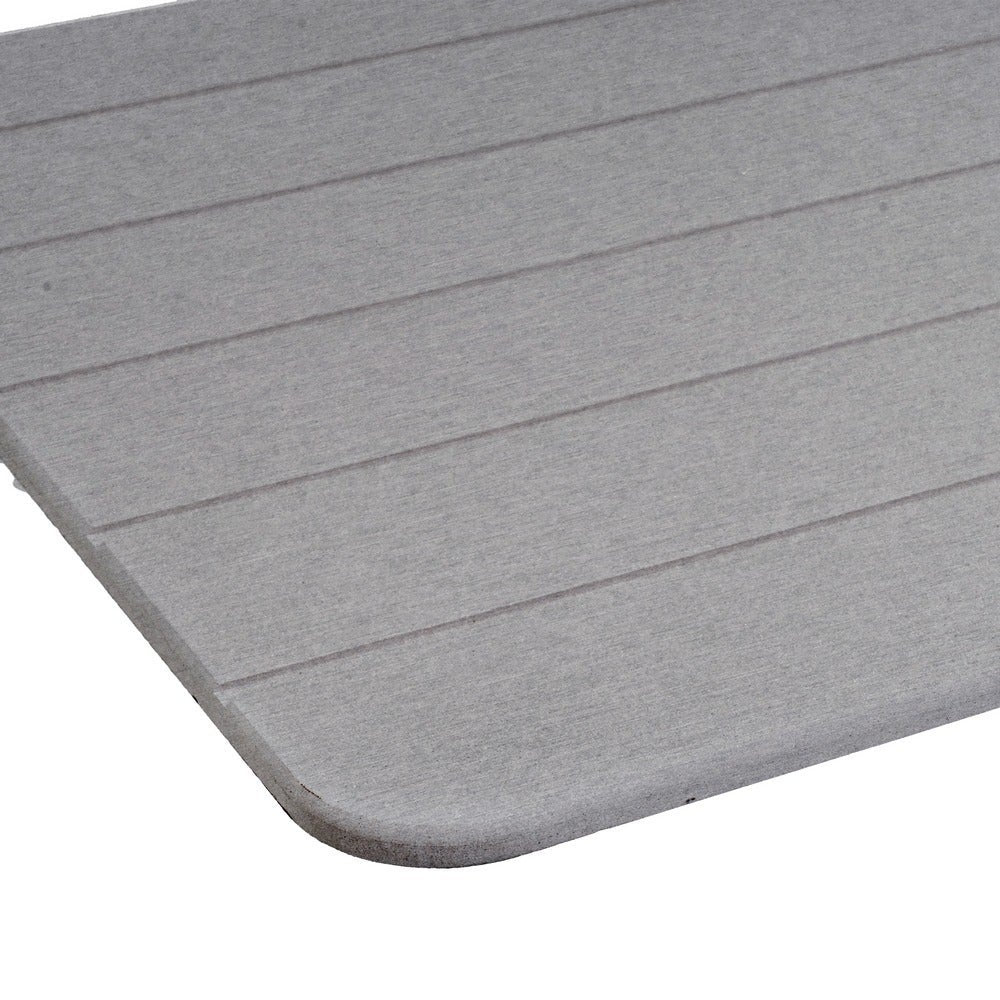 Alfombra de Baño de Diatomita Absorbente y de secado rápido Gris Oscuro 60x39 cm