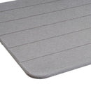 Alfombra de Baño de Diatomita Absorbente y de secado rápido Gris Oscuro 60x39 cm