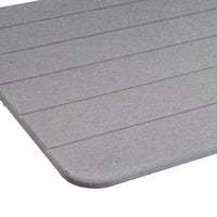 Alfombra de Baño de Diatomita Absorbente y de secado rápido Gris Oscuro 60x39 cm