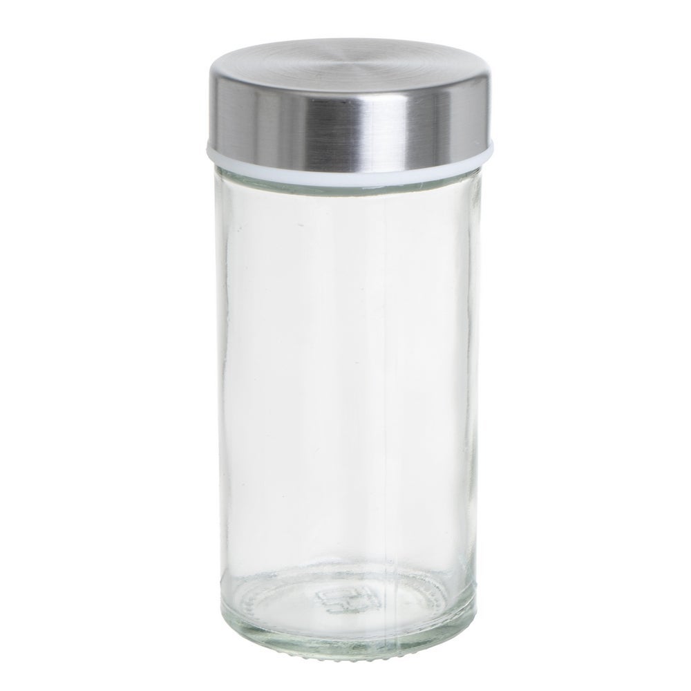 Especiero Giratorio de Acero Inoxidable con 12 Tarros de Vidrio