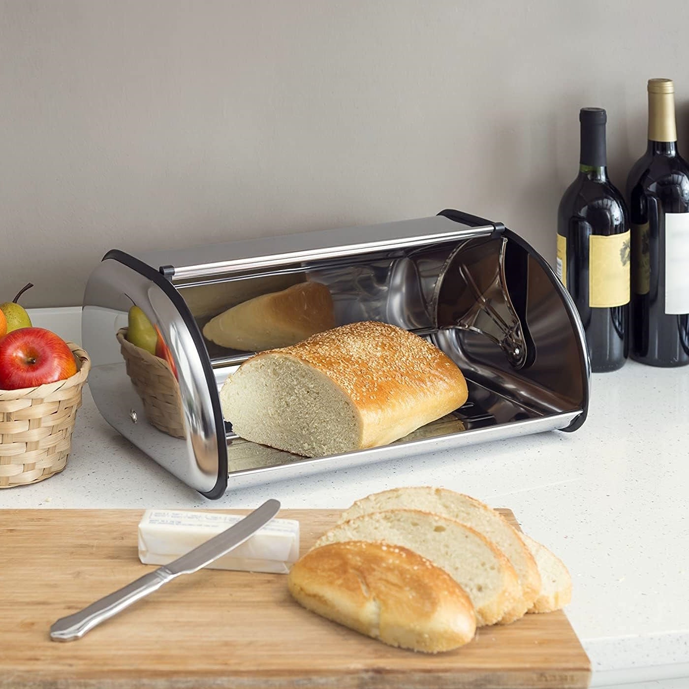 Panera de acero inoxidable