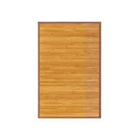 Alfombra de bambú pasillera marrón