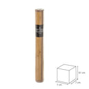 Alfombra de bambú pasillera marrón