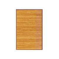 Alfombra de bambú pasillera marrón