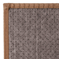 Alfombra pasillera de bambú marrón claro de 75x175 cm