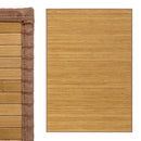 Alfombra de salón de bambú natural de 200x140 cm