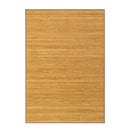 Alfombra de salón de bambú natural de 200x140 cm