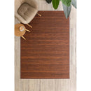 Alfombra de bambú marrón