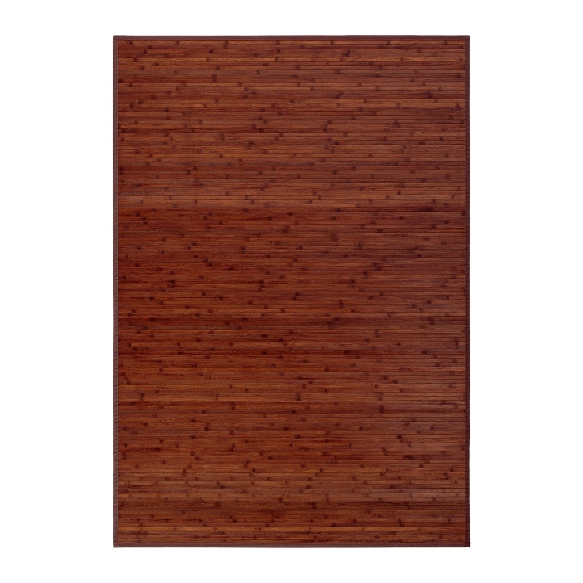 Alfombra de bambú marrón