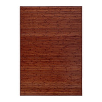 Alfombra de bambú marrón 