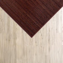 Alfombra de bambú marrón oscuro