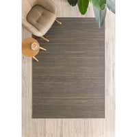 Alfombra salón de bambú gris de 200x140 cm
