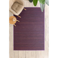 Alfombra de bambú lila