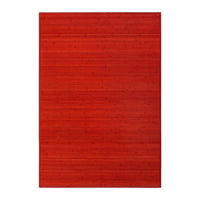 Alfombra de bambú rojo 