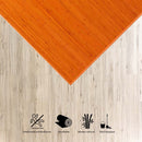 Alfombra de bambú naranja