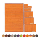 Alfombra de bambú naranja