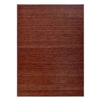 Alfombra de bambú marrón 