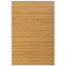 Alfombra de salón de bambú marrón de 300x200 cm