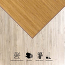 Alfombra de salón de bambú marrón de 300x200 cm