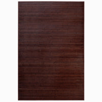 Alfombra de salón de bambú marrón de 200 x 300 cm