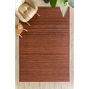 Alfombra de bambú marrón