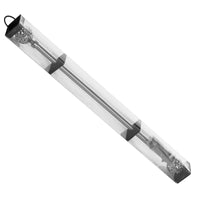 Barra cortina extensible plateada