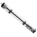 Barra cortina extensible negra