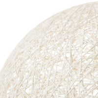 Lámpara de techo de fibra blanca